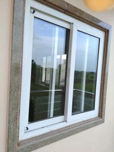 Track Upvc Sliding Window Frame Color White At Rs In Hyderabad