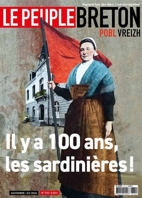 Il y a 100 ans les sardinières Peuple breton novembre 2024