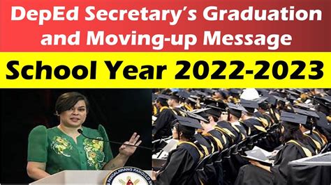 Sara Duterte Graduation Message Class Kania Marissa