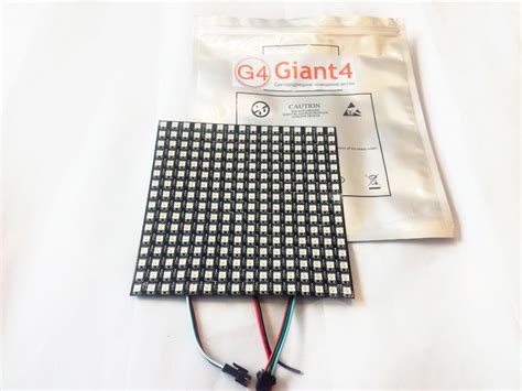 Адресная матрица WS2812b 50w 16х16 led