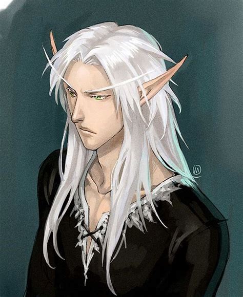 Pin By ÐÑÐ¼Ð°Ð¸Ð ÐÐ·Ð¸Ð·Ð¾Ð² On Anime Male Elf Elf Art Moon Elf