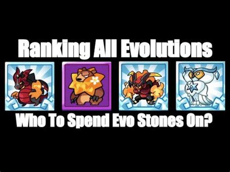 Summoner S Greed Ranking All Of The Evolution Monsters From Challenges