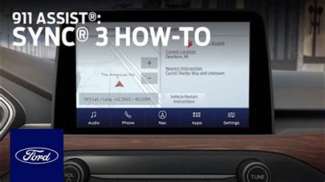 SYNC 3 911 Assist SYNC 3 How To Ford YouTube