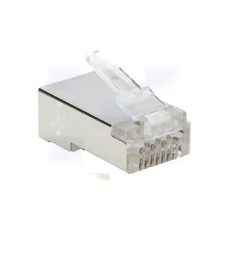 CON1051B Ficha RJ45 blindada Cat 6 passante Radipeças