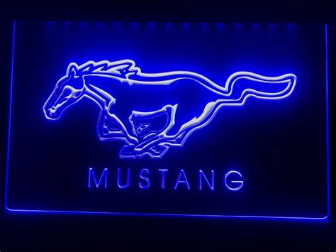 Ford Mustang Neon Led Light Sign with Free Shipping Worldwide! WePosters.com