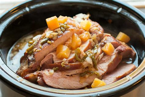 Slow Cooker Jalapeno Pineapple Ham - The Magical Slow Cooker