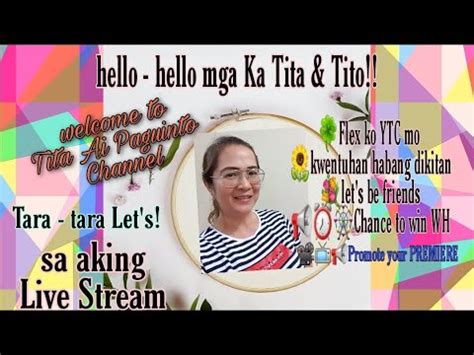 Live No 60 Tara Ng Mangisda May Pa Wh Din YouTube