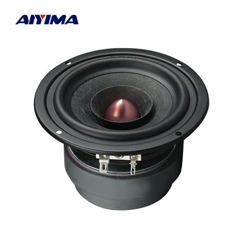 AIYIMA 1Pcs 4 Inch Full Range Speaker 4 8 Ohm 25W Sound Amplfiier