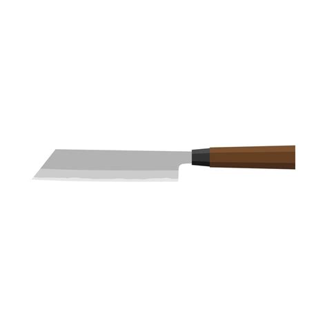 Mukimono Japanese Kitchen Knife For Vegetables Flat Design
