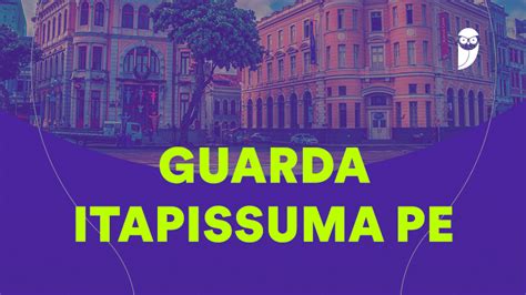 Concurso Guarda Itapissuma Pe Gabarito Divulgado