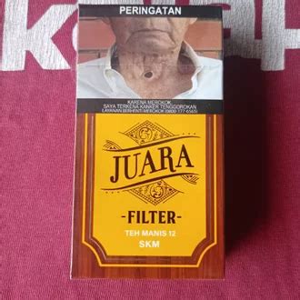 Jual Produk Rokok Juara Teh Manis Filter Termurah dan Terlengkap Juli ...