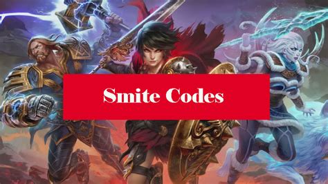 Smite Promo Codes Free Gods And Skin New Update Zathong