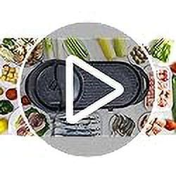 Liven Electric Grill With Hot Pot Multifunctional Indoor Teppanyaki Grill Korean BBQ Shabu Shabu