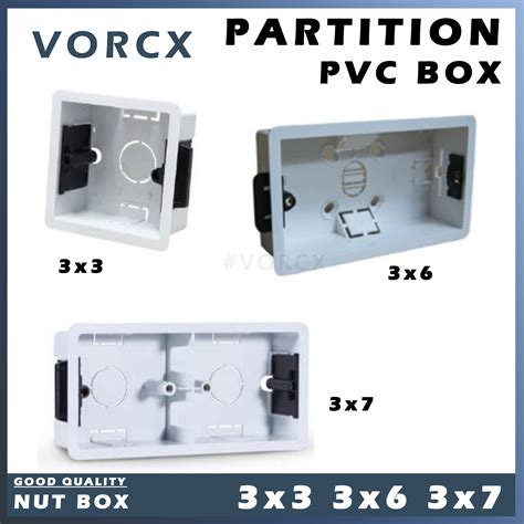 Pvc Partition Box 3x3 3x6 3x7 Nut Box Lazada