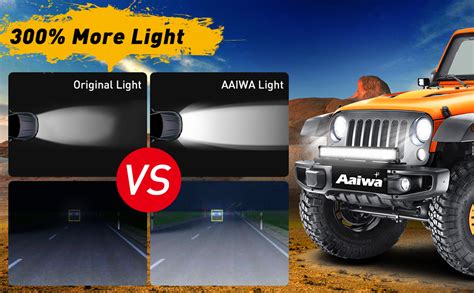 Amazon Led Headlight For Wrangler Aaiwa Inch Round Led