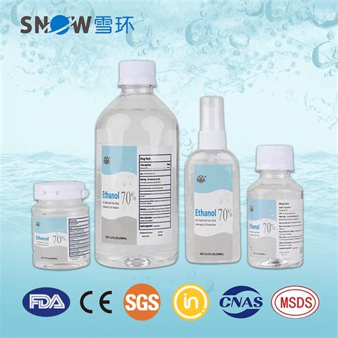 Chinese Factory Supply Stock Antibacterial 70 Ethyl Alcohol