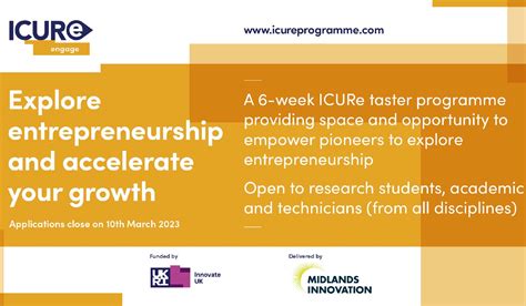 ICURe Engage Programme - Warwick Innovation District