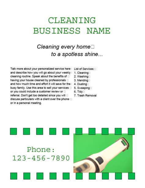 35 House Cleaning Flyers [FREE] - PrintableTemplates