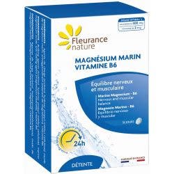 Magnésium marin B6 60 comprimés Fleurance nature stress nervosité