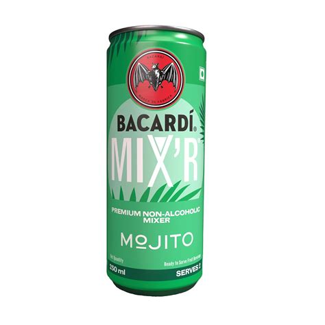 Bacardi MIX R Mojito 250 Ml Can Non Alcoholic Premium Mixer Amazon