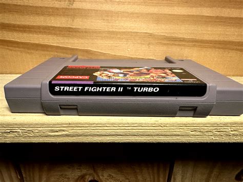 Street Fighter Ii Turbo Super Nintendo Snes Cartridge Authentic Ebay