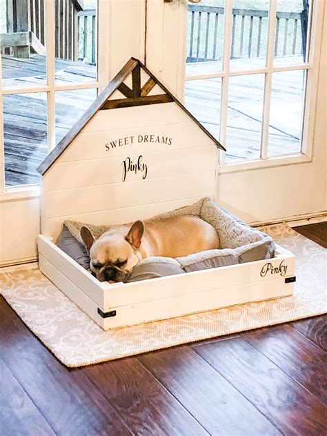 Custom Made Farmhouse Dog Bed Cute Dog Beds Dog House Diy Dog Bedroom