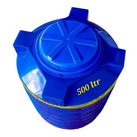 AQUA FLEX 500 Litre Blue Double Layer Plastic Water Tank At Rs 4 20