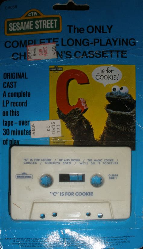 Sesame Street - "C" Is For Cookie (1976, Cassette) | Discogs