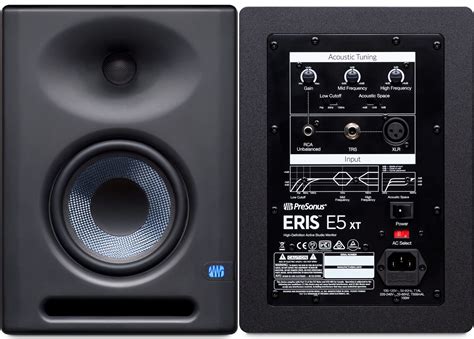 Presonus Eris 5xt Eris Series 2 Way Active Studio Monitors With Wave