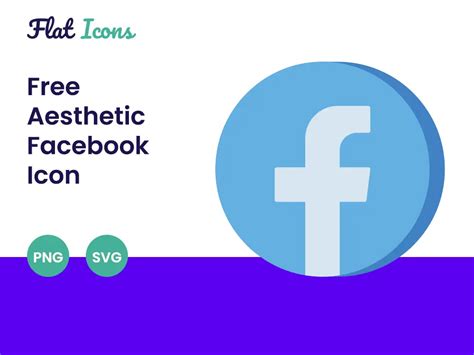 Free Facebook Aesthetic Icon - Flat Icons