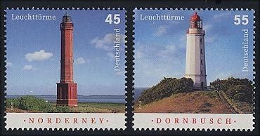 Bund Michel Nr 2742 2743 postfrisch Leuchttürme Norderney