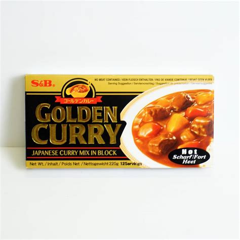 S B Golden Curry Hot G Servings ITEMS WASO Japanese Food Grocery Delivery In UK