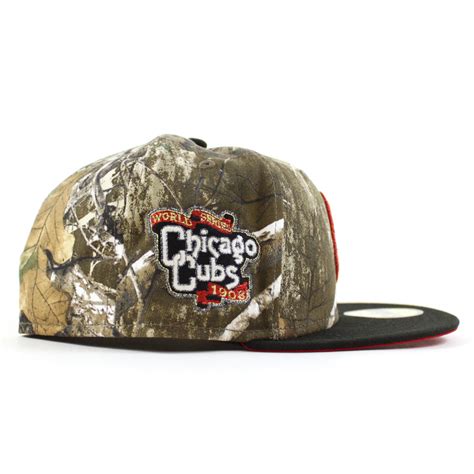 Chicago Cubs 1908 World Series New Era 59Fifty Fitted Hat (RealTree Ca ...