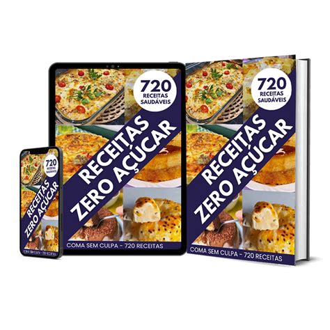 720 Receitas Zero Açúcar e sem Glúten Premium Hotmart