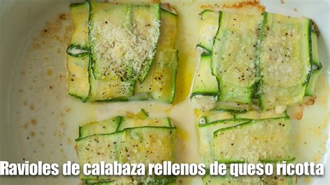 Cómo hacer unos ravioles de calabaza rellenos de queso ricotta YouTube