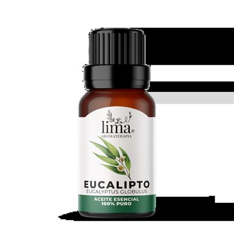 Aceite Esencial De Eucalipto 10 Ml Lima Aromaterapia