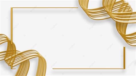 Golden Brush Border Strokes Golden Brush Strokes Png Transparent