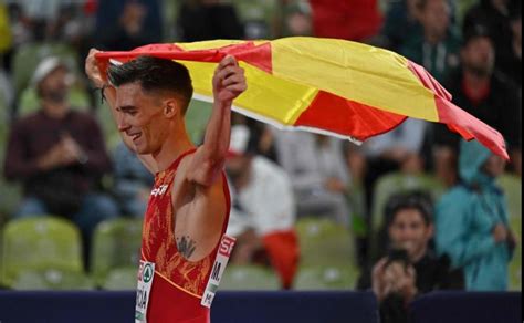 El salmantino Mario García bronce en los 1500 m del Europeo de