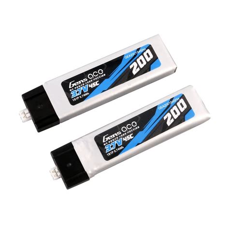 Gens Ace 1s 200mah 45c 37v Jst Ph Lipo Batteries Rc N Go