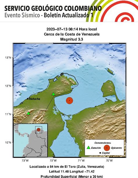 Servicio Geológico Colombiano on Twitter SismosColombiaSGC Evento