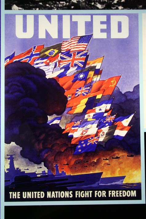 The United Nations Fight For Freedom Propaganda Poster Flickr