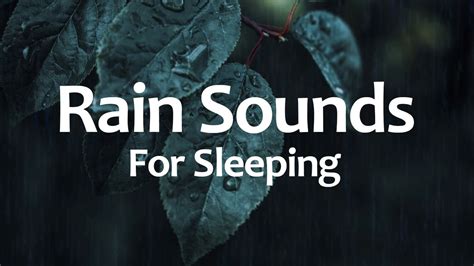 Rain Sounds For Sleeping 10 Minutes Rain Sounds For Sleeping Rain