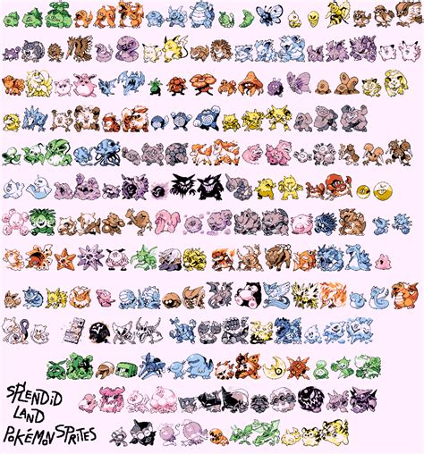 151 Pokemon Sprites