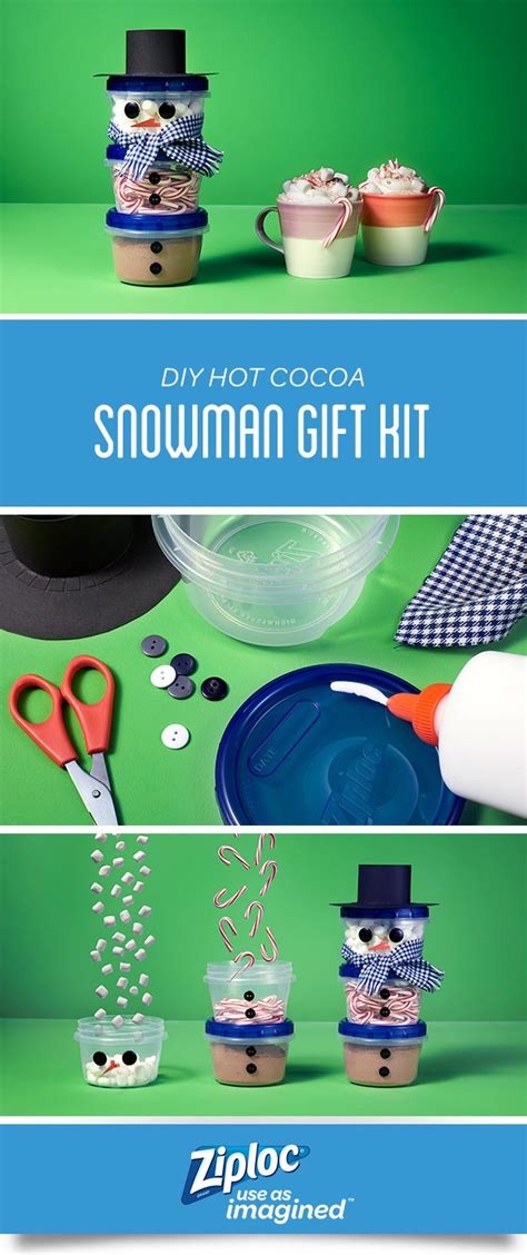DIY Hot Cocoa Snowman Gift Kit
