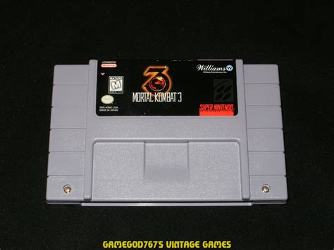 Mortal Kombat 3 - SNES Super Nintendo