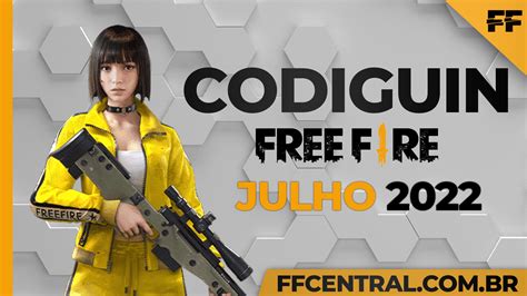 CODIGUIN FF 2022 Códigos Free Fire ativos para resgatar no Rewards