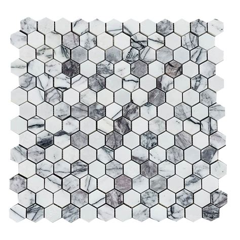 Lilac Hexagon Marble Mosaic 1 Marble Producer Company Mosaic Tile