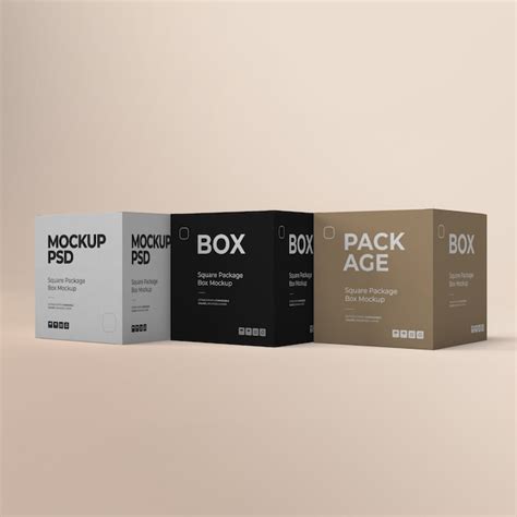 Premium Psd Box Mockup