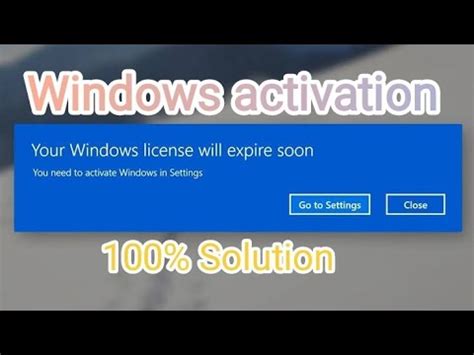 How To Fix Your Windows License Will Expire Soon You Need To Activate