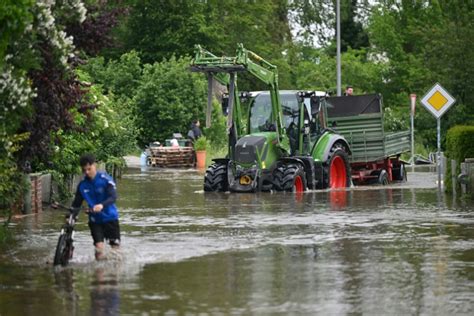 Unwetterwarnung Wetterdienst erwartet Starkregen in Süddeutschland